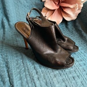 Coach size 8 black heels